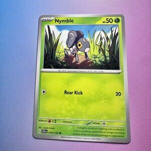 nymble - 019/159 (common) — pokemon: journey together